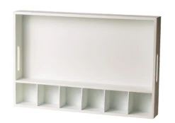 Cosy @Home Dienblad Hout 45 X 30 Cm -Keukenbenodigdheden Winkel 00theedoos 23