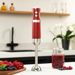Westinghouse Retro Waterkoker + Broodrooster 4 Sleuven + Staafmixer - Rood -Keukenbenodigdheden Winkel 1200x1200 187