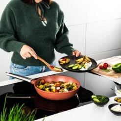 Westinghouse Pannenset Performance (Koekenpan ø 24 En 28 Cm + Steelpan ø 18 Cm) - Rood - Inductie En Alle Andere Warmtebronnen -Keukenbenodigdheden Winkel 1200x1200 59