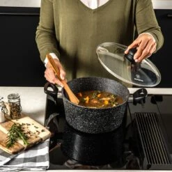 Westinghouse Pannenset Black Marble (Braadpan ø 24 Cm + Steelpan ø 18 Cm) - Inductie En Alle Andere Warmtebronnen -Keukenbenodigdheden Winkel 1200x1200 66