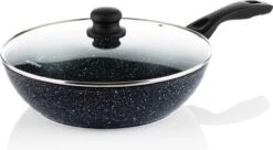 Westinghouse Pannenset Black Marble (Grillpan 28 Cm + Wokpan ø 30 Cm) - Inductie En Alle Andere Warmtebronnen -Keukenbenodigdheden Winkel 1200x661 1