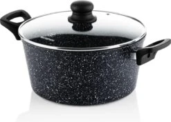 Westinghouse Pannenset Black Marble (Braadpan ø 24 Cm + Steelpan ø 18 Cm) - Inductie En Alle Andere Warmtebronnen -Keukenbenodigdheden Winkel 1200x862 1