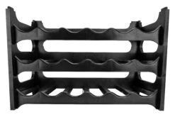 Wijnrek Stapelbaar - Kunststof - Zwart - 6 Flessen 5 Wijnrek Stapelbaar - Kunststof - Zwart - 6 Flessen -Keukenbenodigdheden Winkel 171573