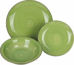 Villa D'Este Serviesset Baita - Greenery - 12-delig / 4 Personen -Keukenbenodigdheden Winkel 2191636 d