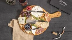 Jay Hill Serveerplank / Pizzaplank Tunea - Olijfhout - ø 30 Cm 6 Jay Hill Serveerplank / Pizzaplank Tunea - Olijfhout - ø 30 Cm -Keukenbenodigdheden Winkel 25082021 25 3