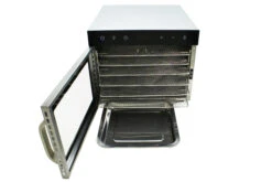 Wartmann Voedseldroger - 6 Laags - Zilver - WM-2206 DH -Keukenbenodigdheden Winkel 270236.IN04