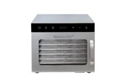 Wartmann Voedseldroger - 6 Laags - Zilver - WM-2206 DH -Keukenbenodigdheden Winkel 270236 IN06