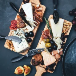 Boska Kaasmessenset Mini Monaco+ Zwart -Keukenbenodigdheden Winkel 307088 BOSKACheeseKnifeSetMiniMonaco Black 2 2400x