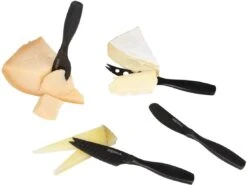 Boska Kaasmessenset Mini Monaco+ Zwart -Keukenbenodigdheden Winkel 307088 BOSKACheeseKnifeSetMiniMonaco Black 3