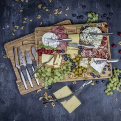 Boska Kaasset Ultimate Monaco+ (Eikenhouten Serveerplank & 10 RVS Kaasmessen) - 11 Delige Set -Keukenbenodigdheden Winkel 307105BOSKAUltimateCheeseSet 10 2400x