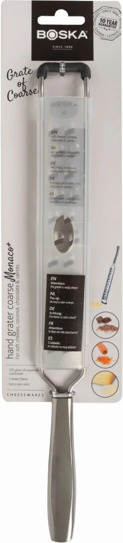 Boska Rasp Grof Monaco+ -Keukenbenodigdheden Winkel 307110 handgrater coarse monaco