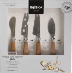 Boska Kaasmessenset Mini Oslo -Keukenbenodigdheden Winkel 320218 cheese knife set mini oslo