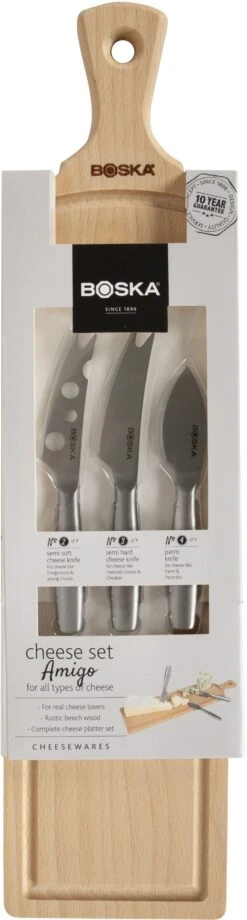 Boska Kaasset Amigo 35 X 11 Cm -Keukenbenodigdheden Winkel 358208 Cheese Set Amigo Tapas