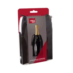 Vacu Vin Champagnekoeler Active Cooler - Sleeve - Zwart 7 Vacu Vin Champagnekoeler Active Cooler - Sleeve - Zwart -Keukenbenodigdheden Winkel 38856606 Active Cooler Champagne Black Pack