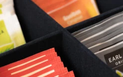 Sakura Tea Theedoos - Hout - 6-vaks - Met Fluweel - 43 X 9 Cm -Keukenbenodigdheden Winkel 4 detail 6 en 9 5