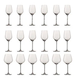 Schott Zwiesel Wijnglazen Fortissimo - Set 18 Delig - Witte En Rode Wijnglazen & Gin Tonic Glazen -Keukenbenodigdheden Winkel 4001836085601 schott zwiesel fortissimo detail