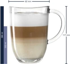 Leonardo Latte Macchiato Glazen Napoli 380 Ml - 6 Stuks 8 Leonardo Latte Macchiato Glazen Napoli 380 Ml - 6 Stuks -Keukenbenodigdheden Winkel 4002541242037 01