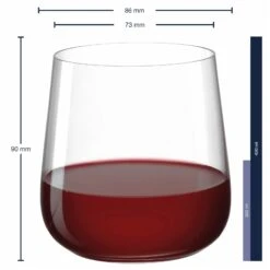 Leonardo Waterglazen Brunelli - 400 Ml - 6 Stuks -Keukenbenodigdheden Winkel 4002541664167 01