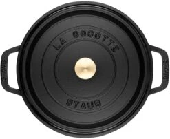 Staub Braadpan / Cocotte - Zwart - ø 26 Cm / 5.2 Liter 10 Staub Braadpan / Cocotte - Zwart - ø 26 Cm / 5.2 Liter -Keukenbenodigdheden Winkel 40500 241 0 8 4