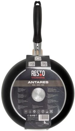 Resto Kitchenware Wokpan Antares - ø 24 Cm - Standaard Anti-aanbaklaag -Keukenbenodigdheden Winkel 4260709010120 4
