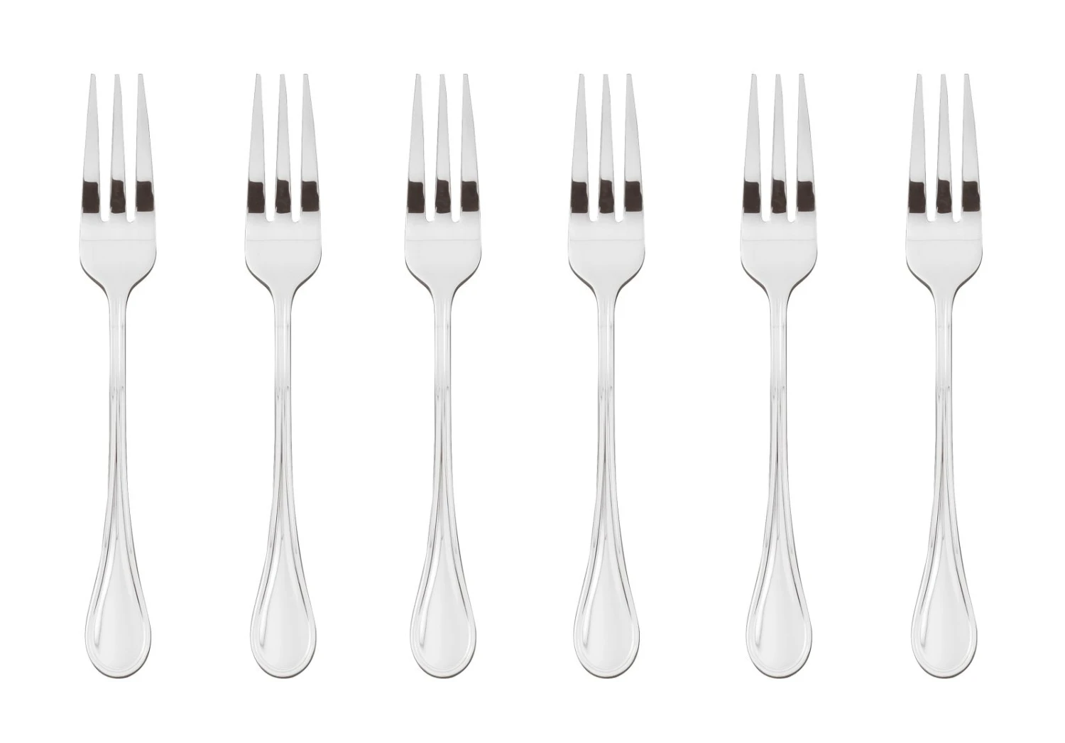 Sambonet Gebaksvorkjes Royal Zilver 6 Stuks 1 Sambonet Gebaksvorkjes Royal Zilver 6 Stuks