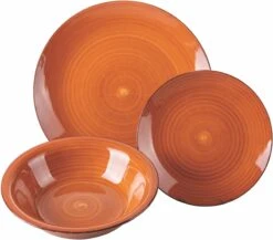 Villa D'Este Serviesset Baita - Chocolate - 12-delig / 4 Personen -Keukenbenodigdheden Winkel 5911820 a