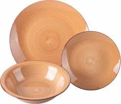 Villa D'Este Serviesset Baita - Chocolate - 12-delig / 4 Personen -Keukenbenodigdheden Winkel 5911820 c