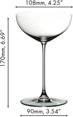 Riedel Cocktail Glazen Veritas - 2 Stuks -Keukenbenodigdheden Winkel 644900009 dimensions bqN9yyOT