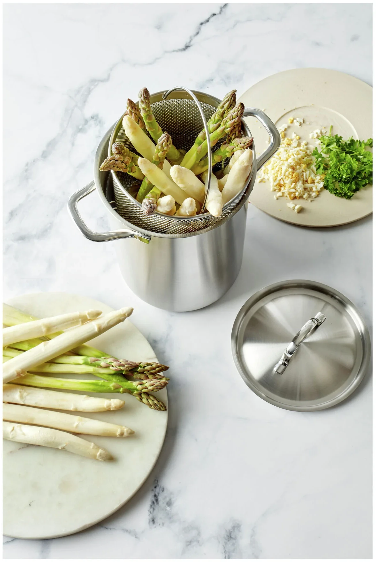 Demeyere Aspergepan / Pastapan Specialties 3 - ø 16 Cm / 4.5 Liter 4 Demeyere Aspergepan / Pastapan Specialties 3 - ø 16 Cm / 4.5 Liter - Afbeelding 4