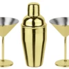 Paderno Cocktailset Paderno Martini - Goud - 3 Delige Set