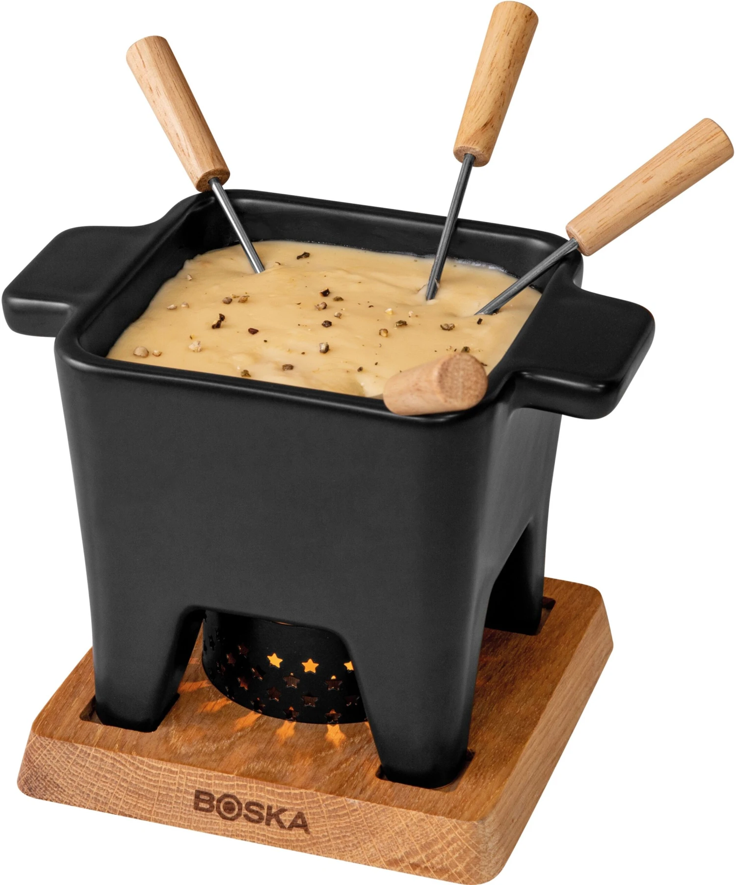 Boska Fondueset - 4 Personen - Zwart 8 Boska Fondueset - 4 Personen - Zwart - Afbeelding 8
