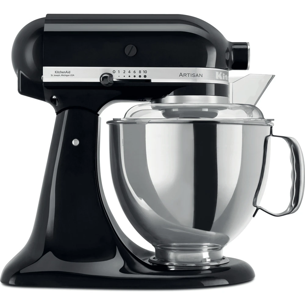 KitchenAid Keukenmachine Artisan - Kantelbare Kop - Onyx Zwart - 4.8 Liter - 5KSM175PSEOB 1 KitchenAid Keukenmachine Artisan - Kantelbare Kop - Onyx Zwart - 4.8 Liter - 5KSM175PSEOB