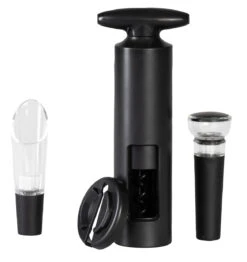 Sareva Wijnopener Set (met Wijnstopper. Foliesnijder & Schenktuit) -Keukenbenodigdheden Winkel 8720364454531 1