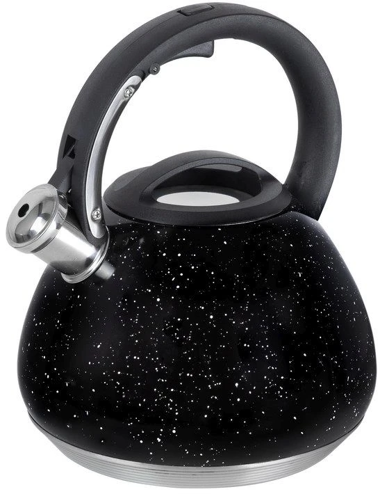 Resto Kitchenware Fluitketel Lyra - Zwart - 2.7 Liter 1 Resto Kitchenware Fluitketel Lyra - Zwart - 2.7 Liter