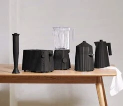 Alessi Staafmixer Set Plissé - Zwart - Michele De Lucchi - MDL10S B -Keukenbenodigdheden Winkel Alessi Plisse MDL06 07 08 09 10 B A4 3500pxl 7