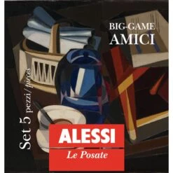 Alessi Bestekset Amici - BG02S5 - 5-delig - Door Big-Game -Keukenbenodigdheden Winkel BG02S5 02