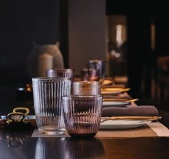 Bormioli Rocco Waterglazen Line - Blauw - 290 Ml - 6 Stuks 8 Bormioli Rocco Waterglazen Line - Blauw - 290 Ml - 6 Stuks -Keukenbenodigdheden Winkel Bormioli Glas Line Transparant 29 cl Sfeer