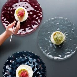 Bormioli Rocco Pizzabord / Onderbord Diamond - Transparant - ø 33 Cm - 6 Stuks 6 Bormioli Rocco Pizzabord / Onderbord Diamond - Transparant - ø 33 Cm - 6 Stuks -Keukenbenodigdheden Winkel Bormioli Onderbord Diamond Sfeer 2