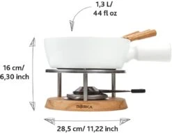 Boska Fondueset - 4 Personen - Wit -Keukenbenodigdheden Winkel Boska Fondueset 4 personen wit 3