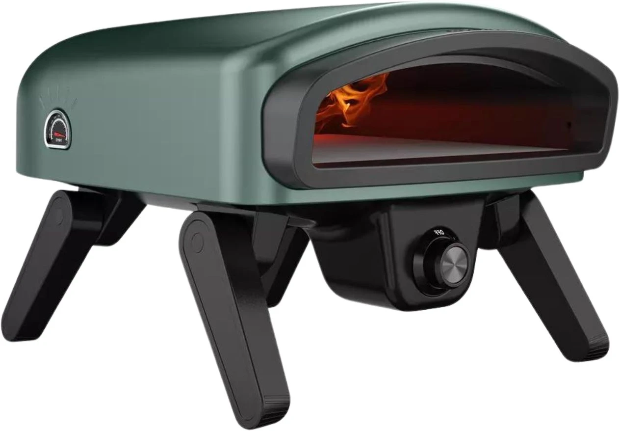 Nero Cooking Pizza Oven - Op Gas Voor Buiten - Groen - Voor ø 35 Cm Pizza's 1 Nero Cooking Pizza Oven - Op Gas Voor Buiten - Groen - Voor ø 35 Cm Pizza's