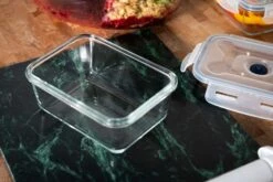 Sareva Vacuum Ovenschalen / Vershoudbakjes - Hittebestendig Glas - 8 Delige Set 9 Sareva Vacuum Ovenschalen / Vershoudbakjes - Hittebestendig Glas - 8 Delige Set -Keukenbenodigdheden Winkel Crumble in ovenschaal en vershoudbakjes 6 3