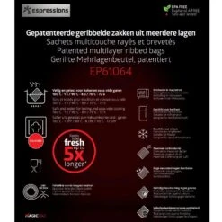 Espressions Vacumeerzakken 40 X 30 Cm - 50 Stuks 7 Espressions Vacumeerzakken 40 X 30 Cm - 50 Stuks -Keukenbenodigdheden Winkel EP61064 621c98191e4470.77678072