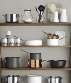 Eva Solo Kookpan White - ø 16 Cm / 2.5 Liter -Keukenbenodigdheden Winkel EvaTrio Casseroles family 8