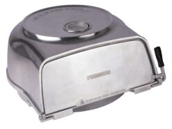 Fernus & Friends Pizza Oven - Voor Fornuis - Pure Polished Aluminium - Voor ø 26 Cm Pizza's -Keukenbenodigdheden Winkel Fernus zilver 1