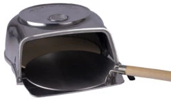 Fernus & Friends Pizza Oven - Voor Fornuis - Pure Polished Aluminium - Voor ø 26 Cm Pizza's -Keukenbenodigdheden Winkel Fernus zilver 5a