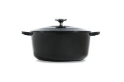 BK Braadpan Bourgogne - Jet Black - ø 24 Cm / 4.2 Liter -Keukenbenodigdheden Winkel H6071.524 BOUR PD HR Jet Black 72dpi 353f
