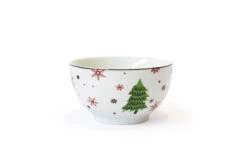 Studio Tavola Kerstservies - Porselein - Rood - 18-delig / 6 Personen -Keukenbenodigdheden Winkel HIT Kerstservies Rood 04