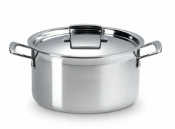 Le Creuset 3- Delige Pannenset 3-ply - RVS - Inductie - Koekenpan, Kookpan & Steelpan - Inclusief 2 Deksels -Keukenbenodigdheden Winkel LC 20210610 ZS PS FS 53808000010050 003 1