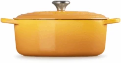Le Creuset Braadpan Signature - Ovaal - Nectar - ø 29 Cm / 4.7 Liter -Keukenbenodigdheden Winkel LC 20220720 HL PS FS 21178296724430 003