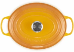 Le Creuset Braadpan Signature - Ovaal - Nectar - ø 29 Cm / 4.7 Liter -Keukenbenodigdheden Winkel LC 20220720 HL PS FS 21178296724430 004